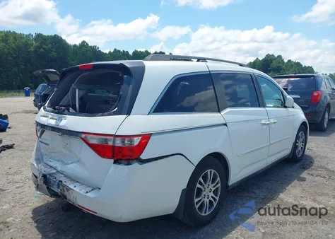 2011 Honda Odyssey Ex-L из США, поврежденный, VIN 5FNRL5H6XBB002461